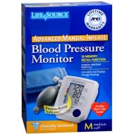 A&D MEDICAL LifeSource Advanced Blood Pressure Monitor Manual Inflate UA-705V 1 Each (Pack of 3)
