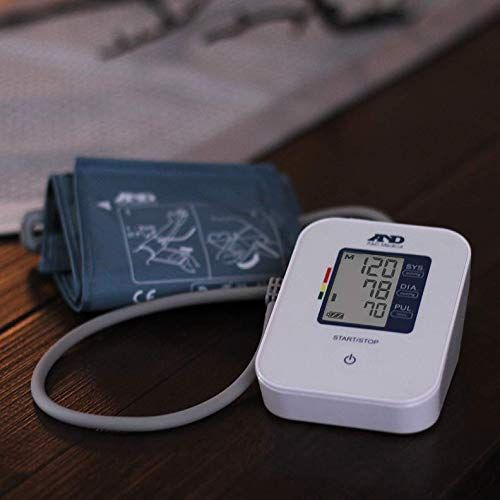  A&D Medical Upper Arm Blood Pressure Monitor with Bluetooth and Medium Cuff (UA-651BLE)