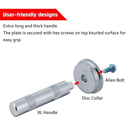  A ABIGAIL Bearing Race and Seal Bush Driver 9 Discs Collar Axle Housing Set Master/Universal Aluminum Kit for Automotive Wheel Bearings