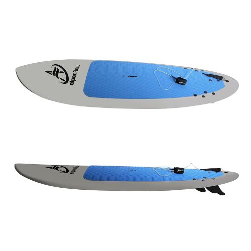  A ALPENFLOW EVA Stand Up Paddle Board 86SUP Surfboard Yoga SUP Board with Surfboard Fins and 9’ High-End Leash by Alpenflow