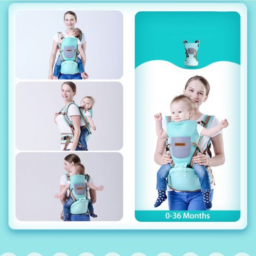  A Clear Baby Hip Seat Carrier Front and Back, 360 All Positions Newborn Toddler Carriers HipSeat Infant Wrap -...