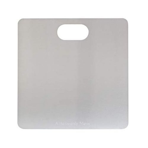  A Heavenly Mess AHM Super Slim Stainless Steel Cutting Board/ Kitchen Butcher Block; Multi Purpose Chopping Board; Odour and Stain Resistant; Will Never Crack, Splinter or Scar Like Wood, Plastic