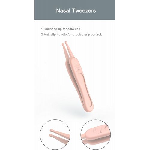  [아마존베스트]A N ARRNEW Baby Nail Kit by ARRNEW | 4-in-1 Baby Grooming Kit with Baby Nail Clippers, Scissor, Nail File & Tweezer | Baby Manicure Kit and Pedicure kit for Newborn, Infant & Toddler (Pink)