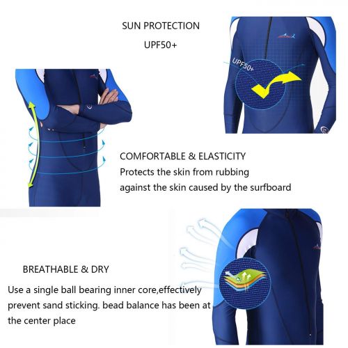  A Point swimsuit A Point Full Body Cover Thin Wetsuit, Lycra UV Protection Dive Skin Suit for Scuba Diving for Men/Women