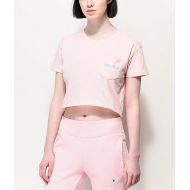 A-LAB A-Lab Ballina Be Cool Pink Crop T-Shirt