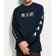 A-LAB A-Lab Dumpling Champ Navy Long Sleeve T-Shirt