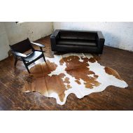 A-STAR (TM) A-Star Western Brown Cowhide Rug - Best Cow Hides Area Rug (5 x 4)