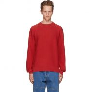 A.P.C. Red Marvin Crewneck Sweater