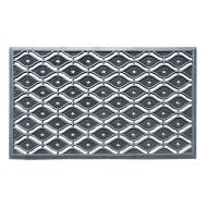 A1 Home Collections A1HCLH07-Red Doormat Eye Heavy Duty, 100% Rubber Mat with High Dirt Trapping and Anti-Slip