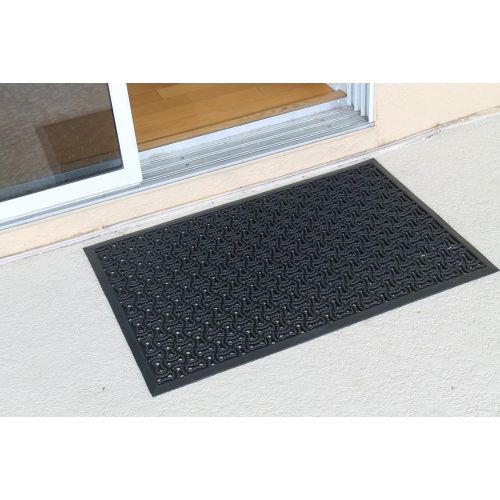  A1 Home Collections A1HCSM06 Multi Utility, Natural Rubber Scraper Commercial/Residential Doormat