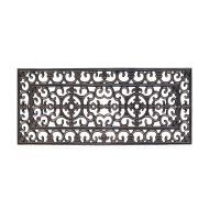 A1 Home Collections A1HOME200093 Rubber Grill Elegant Double Doormat, 17.7 L x 47 W, Copper Finish