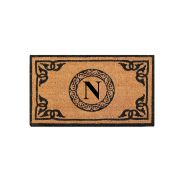 A1 Home Collections PT3006N First Impression Hand Crafted by Artisans Geneva Monogrammed Entry Doormat, 24X39