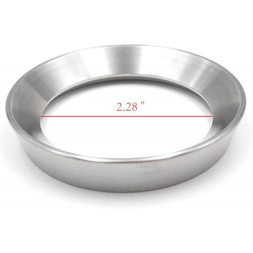  A/A 58mm Stainless Steel Espresso Dosing Funnel or Stainless Steel Coffee Dosing Ring Compatible or Espresso Machine Accessories 1 pieces