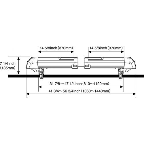  AA INNO Gravity Universal Mount Ski/Snowboard Rack