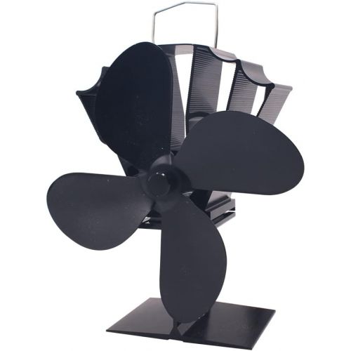  A/A 4 Blade Automatic Heat Powered Stove Fan Energy Saving Home Wood Fireplace Fans