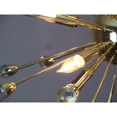  Y Decor 12 Light Gold Finish Chandelier