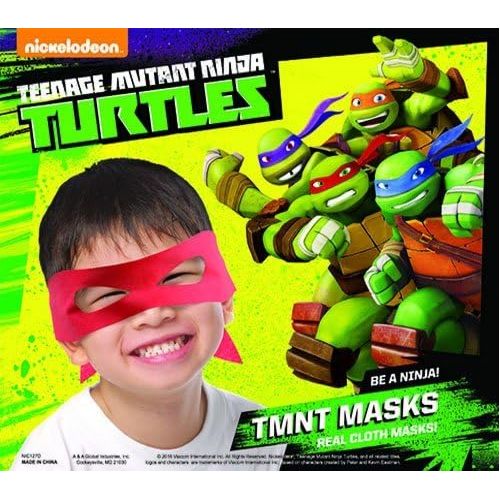  AAG Teenage Mutant Ninja Turtles Masks ~Set of 10 Party Favors