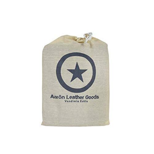  AARON LEATHER GOODS VENDIMIA ESTILO 10 Premium Leather Toiletry Travel Pouch With Waterproof Lining | King-Size...