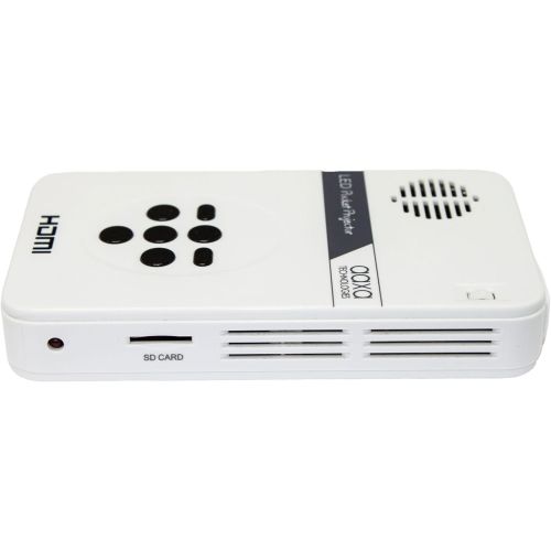  [아마존베스트]AAXA Technologies KP-101-01 AAXA LED Pico Micro Video Projector - Pocket Size Portable Mobile Mini Projector with mini-HDMI, built-in Media Player & Speakers, 3.5mm Aux Out, Micro