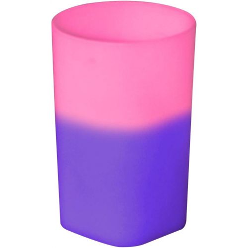  [아마존베스트]AAkron 2oz Color Changing Mood Plastic Shot Glass, Unique square bottom, BPA FREE and reusable, round top design and 1 oz , Set of 12, Assorted Colors - MADE IN USA