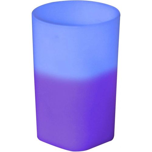  [아마존베스트]AAkron 2oz Color Changing Mood Plastic Shot Glass, Unique square bottom, BPA FREE and reusable, round top design and 1 oz , Set of 12, Assorted Colors - MADE IN USA