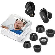 Memory Foam Tips for Bose QuietComfort Earbuds II & Ultra Earbuds, No Silicone Eartips Pain, Anti-Slip Replacement Ear Tips, Fit in The Charging Case, 3 Pairs (Mixed Sizes S/M/L, Black)