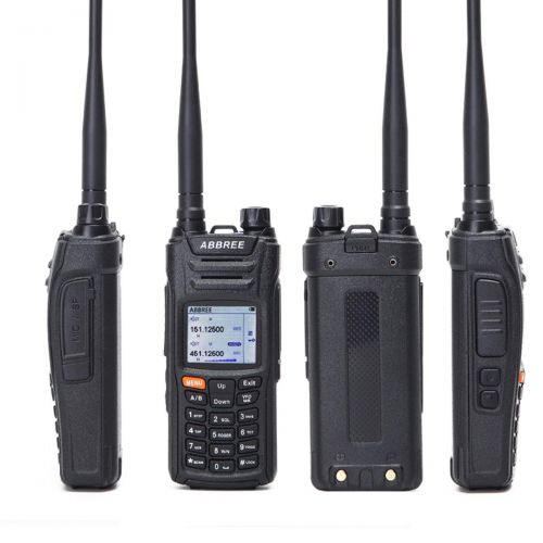  ABBREE AR-F6 6 Bands Display 125-559 Mnz 999CH Multi-Functional VOX DTMF SOS LCD Color Screen Ham Two Way Radio