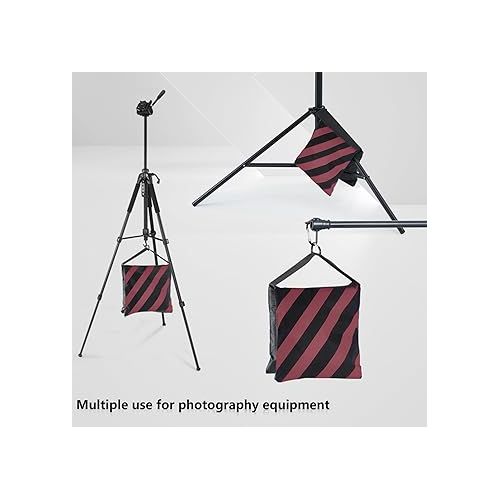  ABCCANOPY Sandbag Photography Weight Bags for Video Stand,4 Packs (Burgundy)