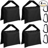 ABCCANOPY Sandbag Photography Weight Bags for Video Stand,4 Packs (Black)