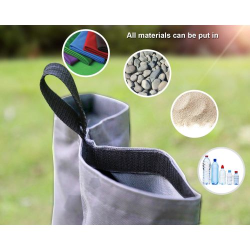  [아마존 핫딜] [아마존핫딜]ABCCANOPY Industrial Grade Weights Bag Leg Weights for Pop up Canopy Tent 4pcs-Pack (Gary-4pcs)