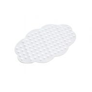 ABELE (R Cloud Non Slip Safety Baby Kids Shower Bubble Tub Bath Mat, Skid Proof and Anti Bacterial, Mildew Mold Resistant Bathtub Mat, Rubber (White)