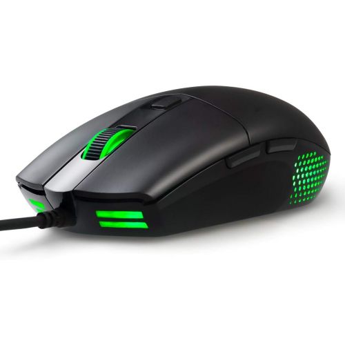  ABKONCORE A660 Gaming Mouse Wired, [10000 DPI] Computer Mice for Laptop with 8 Programmable Buttons, RGB Backlight, Adjustable DPI, Comfortable Grip Mice for Laptop, PC, Mac,Window