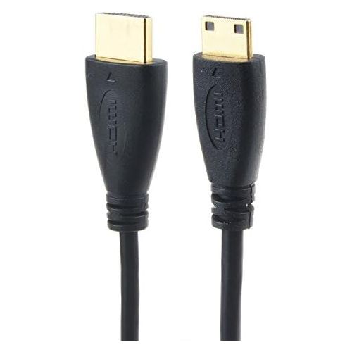  ABLEGRID Mini HDMI to HDMI Cable Cord for GoPro HD Hero 2 1080p Motorsports Helmet Camcorder Camera Audio Video HDTV