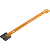 ABLELEO 100pcsbag 3G 4G Micro SIM Card Kit Male to Standard UIM SIM Female Soft Flat FPC Extension Cable 10cm,10cm