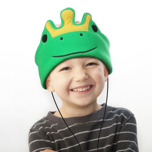  ABOGALE Children Headband Headphone Music Headband, Comfortable Volume-Limited Soft Fleece Headband for Kids(Green Frog)