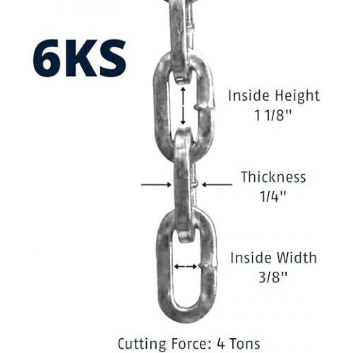  ABUS Hardened Steel 6KS 6 Foot x 1/4