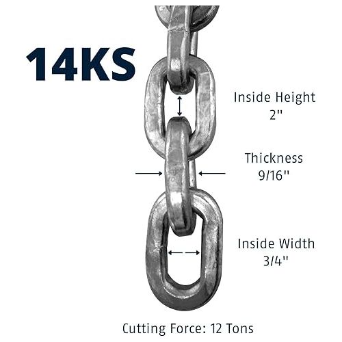  ABUS Hardened Steel 14KS 6 Foot x 9/16