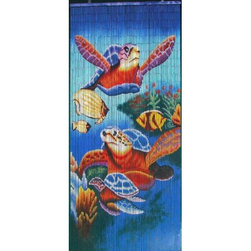  ABeadedCurtain Sea Turtles Beaded Curtain 125 Strands (+hanging hardware)