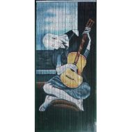 ABeadedCurtain Old Guitarist - Picasso Beaded Curtain 125 Strands (+hanging hardware)