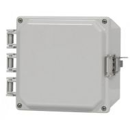 AC/DC 6x6x4 in, Hinged Enclosure, Part No. PC-060604-HCLB