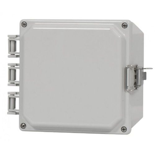  ACDC 6x6x4 in, Hinged Enclosure, Part No. PC-060604-HCLB