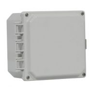 AC/DC 8x8x4 in, Hinged Enclosure, Part No. PC-080804-HCSF