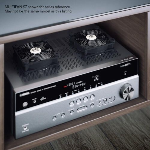  [아마존베스트]AC Infinity MULTIFAN S7, Quiet Dual 120mm USB Fan, UL-Certified for Receiver DVR Playstation Xbox Computer Cabinet Cooling