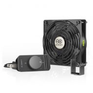 AC Infinity AXIAL S1225, 120mm Muffin Fan with Speed Controller, for Doorway, Room to Room, Wood Stove, Fireplace, Circulation Projects