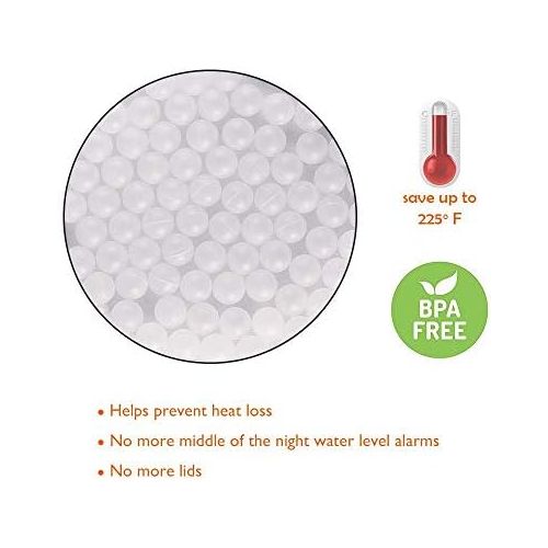  [아마존베스트]Acamptar Sous Vide Cooking Balls BPA Free 20mm 250 Balls with Mesh Dry Bag for Anova Joule Stoves, Water Baths, Cooking and Sous Vide Container