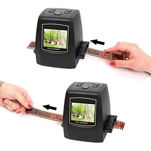  [아마존베스트]ACAMPTAR 22Mp Support 35mm 110 Slide Negative 126Kpk Super 8 Film Silde Scanner Digital Converter (EU Plug)