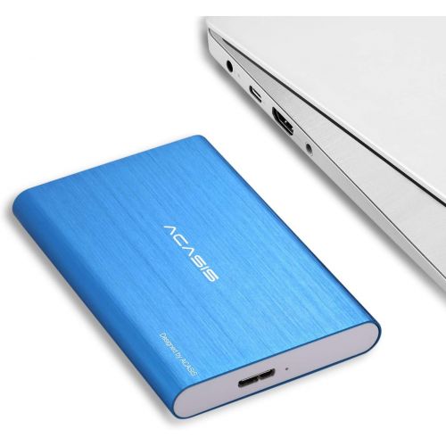  ACASIS HDD 2.5 120GB Portable External Hard Drive USB3.0 Hard Disk Storage Devices for PC,Laptop,Mac,PS4, Xbox one(Blue)