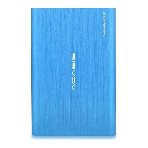 ACASIS 80GB Ultra Slim Portable External Hard Drive USB3.0 Hard Disk 2.5 HDD Storage Devices Compatible for Desktop,Laptop,PS4,Mac,TV,Xbox one (80GB, Blue)