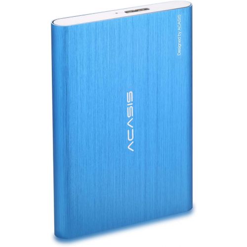  ACASIS 80GB Ultra Slim Portable External Hard Drive USB3.0 Hard Disk 2.5 HDD Storage Devices Compatible for Desktop,Laptop,PS4,Mac,TV,Xbox one (80GB, Blue)