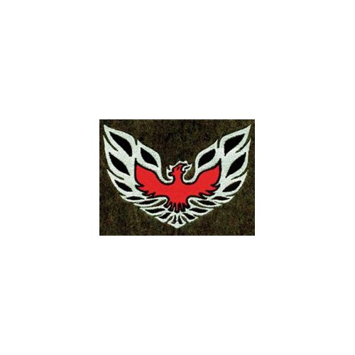  ACC Pontiac Firebird Black 4 Pc Floor Mat Set with Firebird Logo (1967 68 69 70 71 72 73)